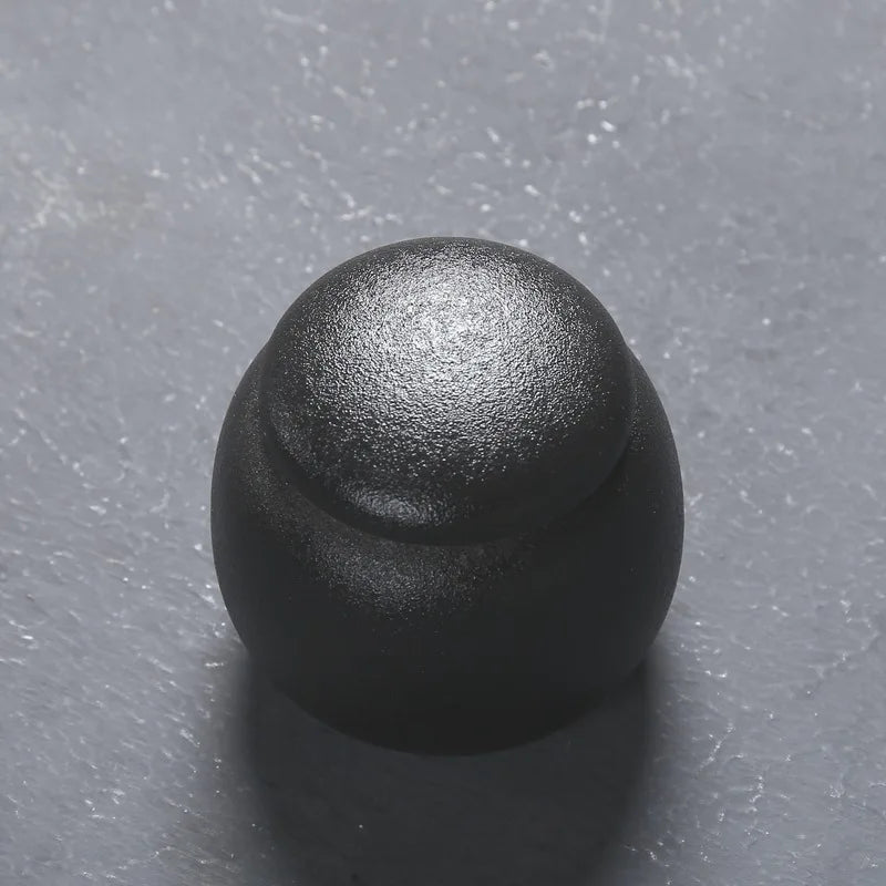 Black Ceramic Squatter Cremation Urns