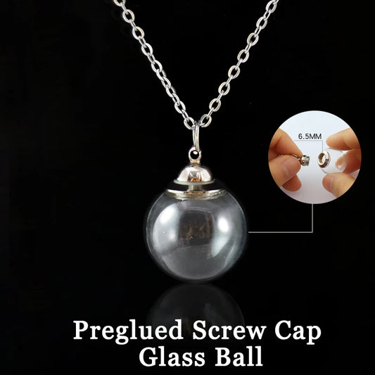 Полое заполняемое стекло, ювелирное ожерелье, ожерелье, урна на память для праха - 26 вариантов