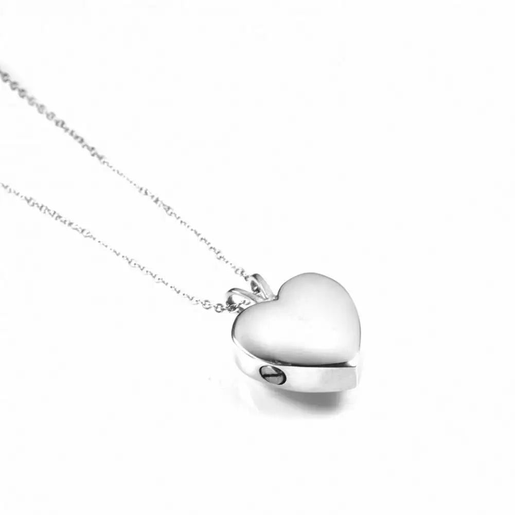 Love-heart Delicate Paws Cremation Jewelry For Ashes Keepsake Pendant Necklace