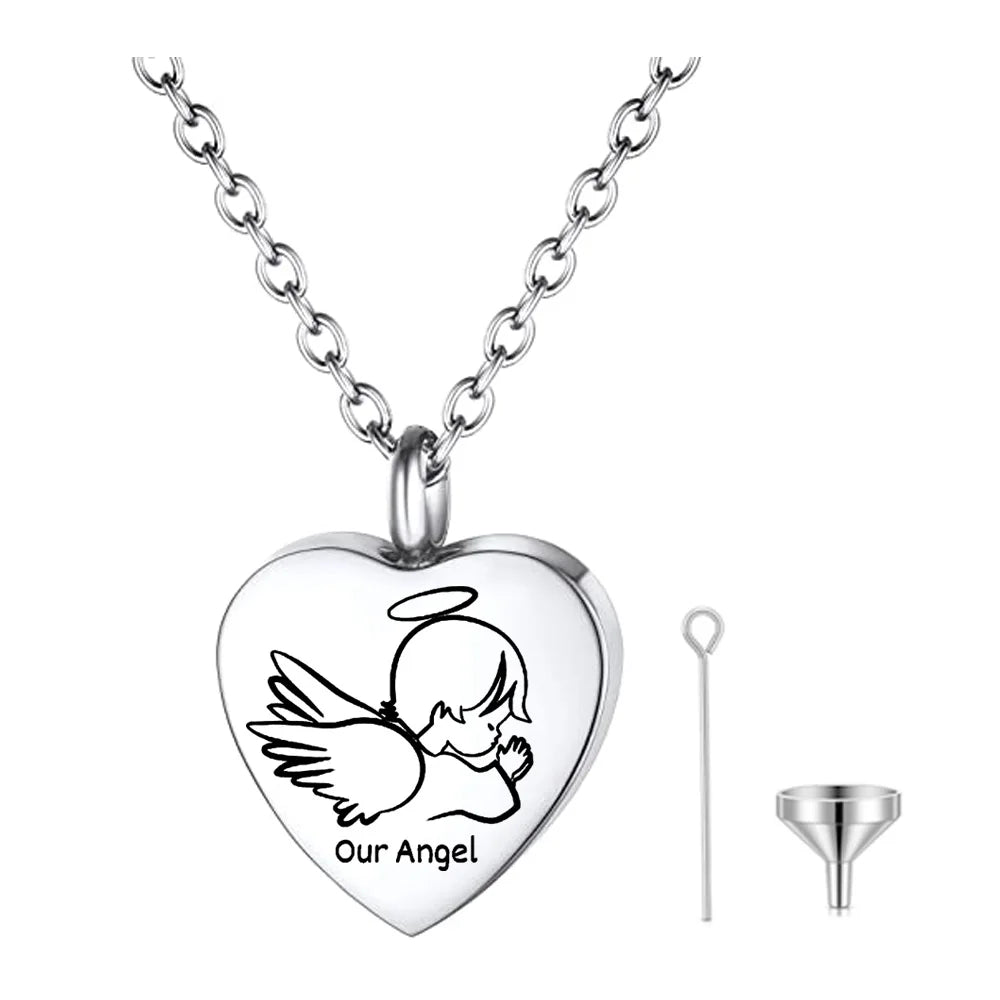 My Angel - Cremation Jewelry For Ashes Keepsake Pendant Necklace