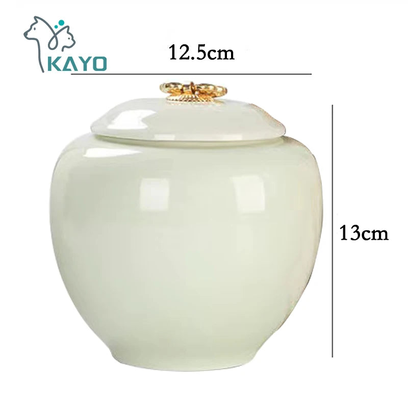 Kayo Plump Ceramic Cremation Funeral Urn - 3 Variants