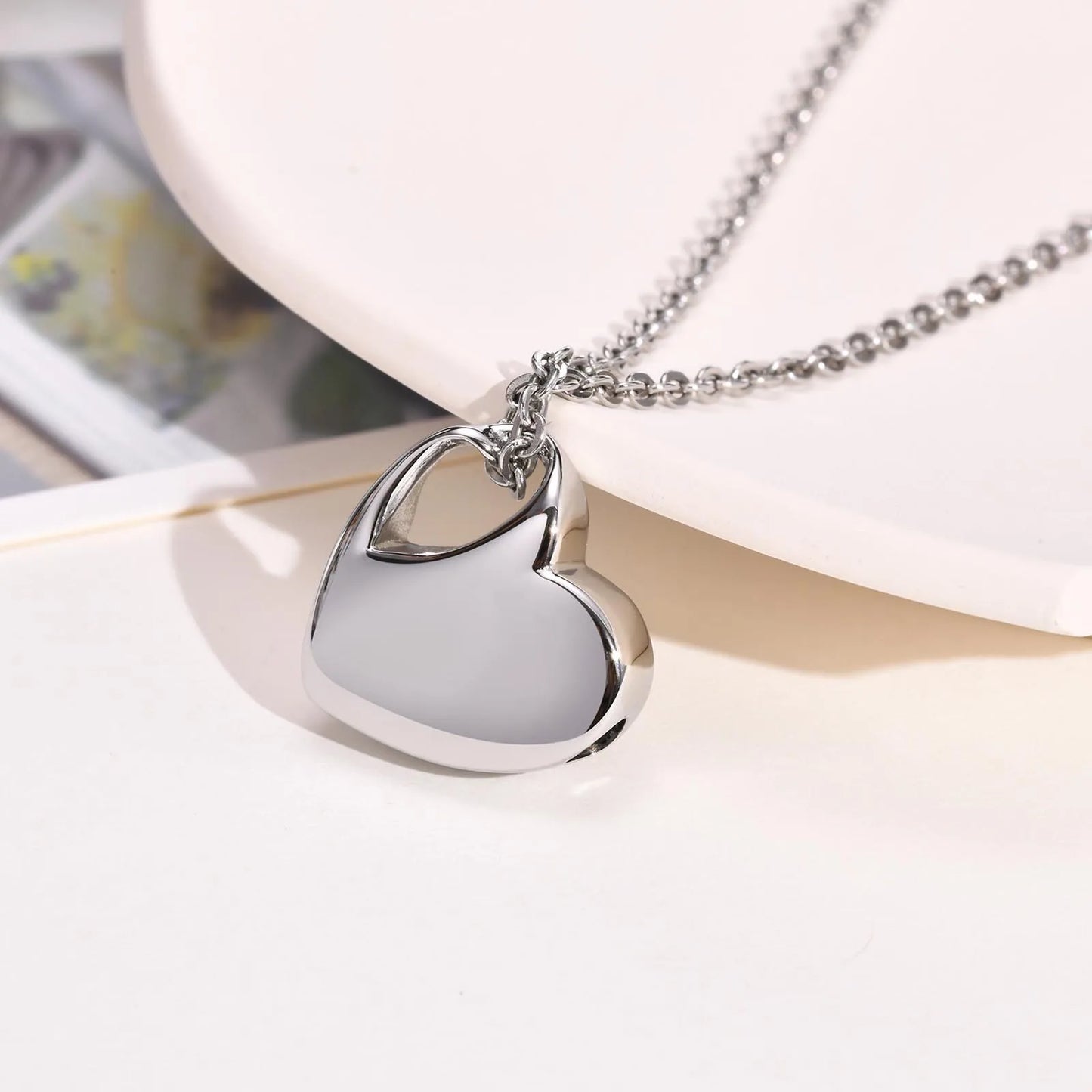 Forever In My Heart Cremation Jewelry For Ashes Keepsake Pendant Necklace