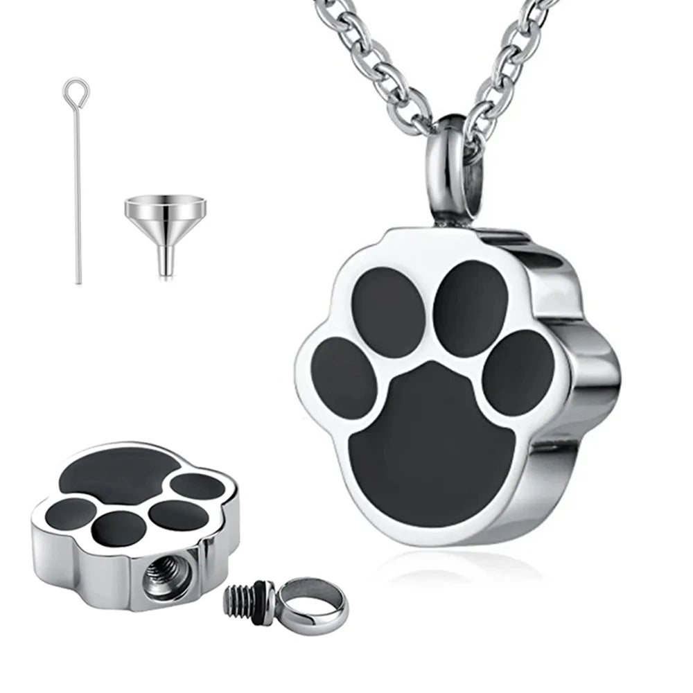 Big Paw Cremation Jewelry For Ashes Keepsake Pendant Necklace